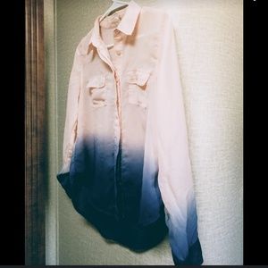 Sheer Fade Style Blouse